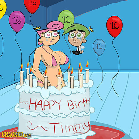 o 16 16 16 16 HAPPY Birthy Timmy GRAGKEDCOM