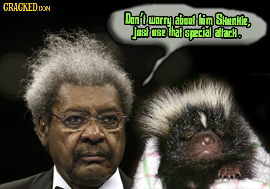 CRACKED.COM Donft orry abou him Shunkie, just use thal special allach.