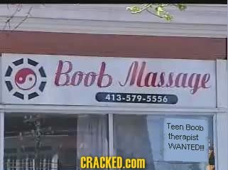 Boob Mlassage 413-57945556 Teen Boob therapist WANTED CRACKED.COM 