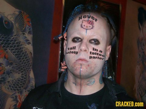 Neve fall In asleen tattoo barlor CRACKED.cOM