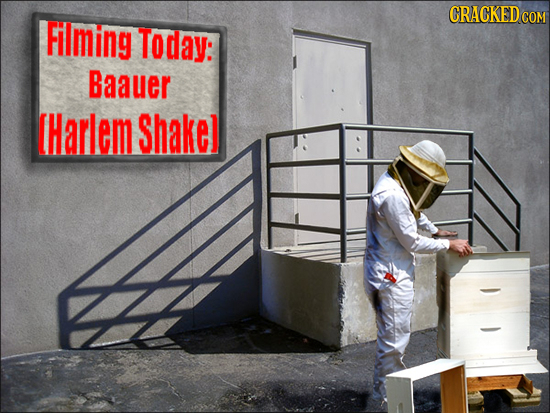 CRACKED CO Filming COM Today: Baauer CHarlem Shakel