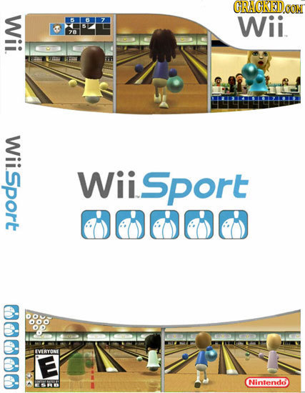 CRACKEDOON Wii Wii 5 a Wiisport iSport n EVERYYONE E Nintendo