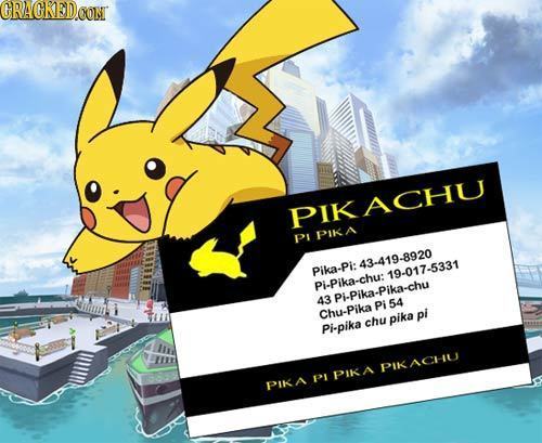 29 Business Cards of Famous Fictional Characters