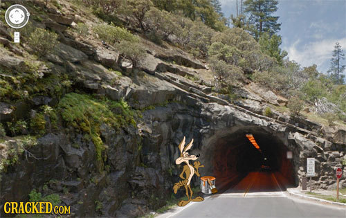 19 Famous Characters Captured on Google Street View