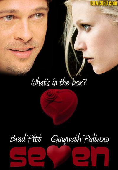 CRACKED.C What's in the bok? Brad Pitt Gwuneth Paltrow en e