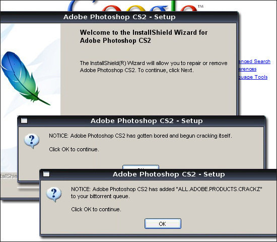 TM Adobe Photoshop CS2 - Setup Welcome to the Installshield Wizard for Adobe Photoshop CS2 The Installshield(R) Wizard will allow anced Search you to