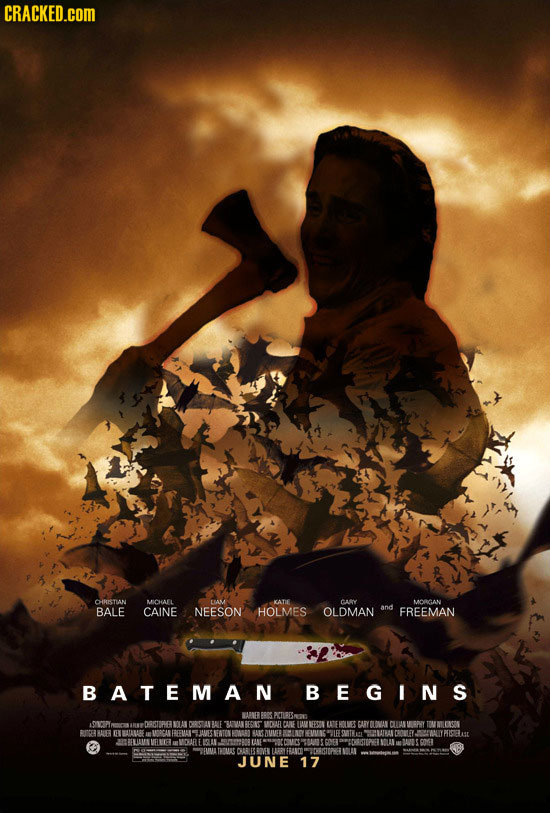 CRACKED.COM ORESTIAN MICHAL AM KATIE CARY MORGAN BALE CAINE NEESON HOLMES OLDMAN and FREEMAN BATEMAN BEGINS BABER BROS PCTISSSO DP DOPNA0 CHRISTANBNE