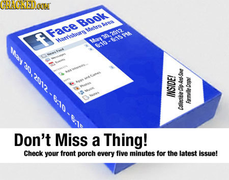 CRACKED CON Book Ara f Face arrishurnotray aniz-erlo-l Mav30.2012 6:10-615D14 Messitun tstu Chmas Mons ean Mis Crops! 61o Clp-And-Sv D Nes INSIDE! far