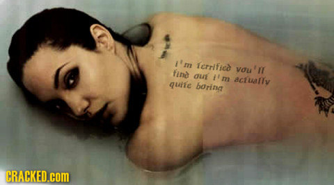 L'm terrificd vou'n find ouf lim actually quife borina CRACKED.cOM