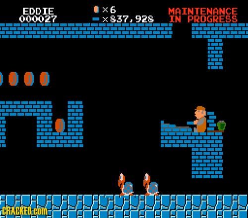 EDDIE 6 MAINTENANCE 000027 837, 928 IN PROGRESS CRACKED COM