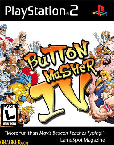 Playstation.c B BuUVON MaSHER LAME L ESRB More fun than Mavis Beacon Teaches Typing!- LameSpot Magazine