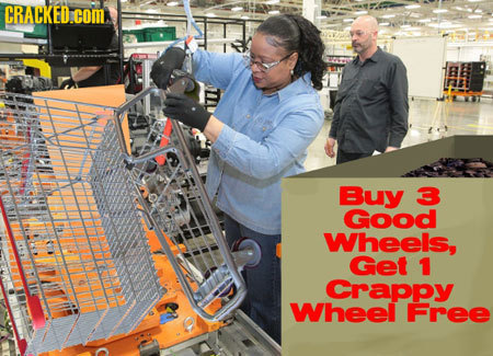 CRACKED.cOM Buy 3 Good Wheels, Get 1 Crappy Wheel Free