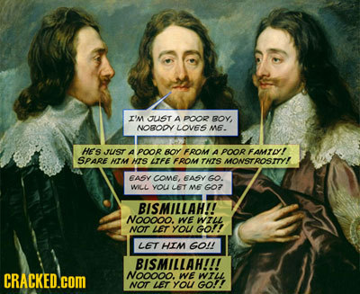 'M JUIST A POOR BOY, NOBODY LOVES MG HES JUST A POOR BOY FROM A POOR FAMTEY! SPARE HIM HTS LIFE FROM THS MONSTROSIY! BASY come, EASY sO. WILL you LT M