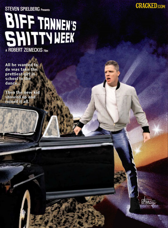 STEVEN SPIELBERG BIFF Presents TANNEN'S SHITTYW WEEK A ROBERT ZEMECKIS Fim All he wanted to do was take the prettiest Girl in school to the dance... T