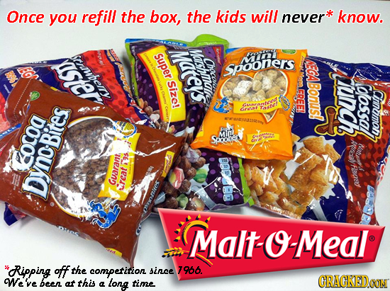 Once you refill the box, the kids will never know. Mateys srrwhe Mashmmat super Chocou SpoOnERS Size! unch BOUS! PAY oossa Clossa C Cinnumon, CARreMte