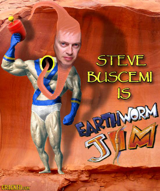 STEVE BUSCEMI IS EARTIWORM TYIM CRACKEDCOMT