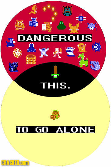 t DANGEROUS 1 IT THIS. TO GO ALONE CRACKED HOM 