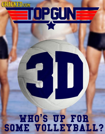 CRACKED COM TOPGUN 3D WHO'S UP FOR SOME VOLLEYBALL?