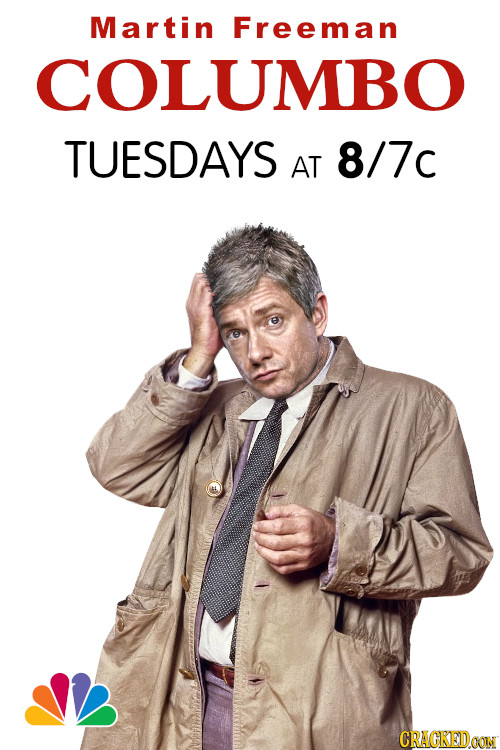 Martin Freeman COLUMBO TUESDAYS 8/7c AT CRACKEDOON