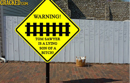 CRACKED COM WARNING! #HHH TOM SAWYER IS ALYING SON OF A BITCH!