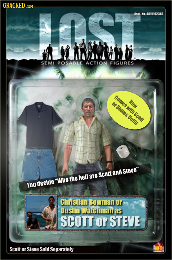 AST Aesst Na 4815162342 SEMI POSABLE ACTION FIGURES tomes Now or Steves with Scou Outfit Steve Scott and the hell are Who YoU decide Christian Bowma