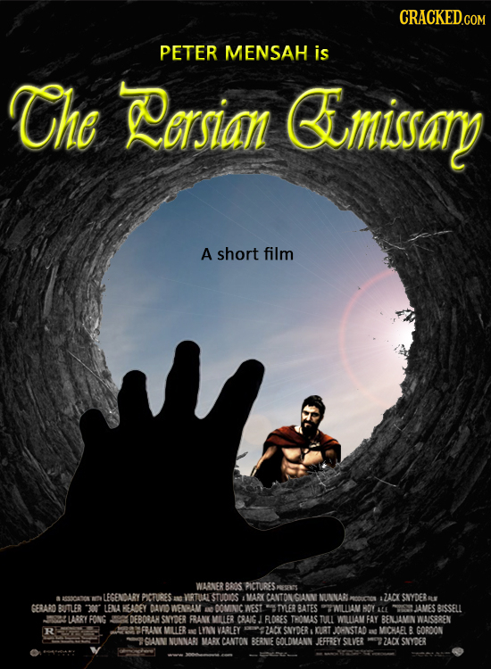 PETER MENSAH is Che ersian Gimisaly A short film WANER B0S PICTURESEE LESENDARY PICTURES IMARK CANTONGANN NUNNAR ZACK SNYDERRLE AORTOIOTS 1 VSRTULAL S