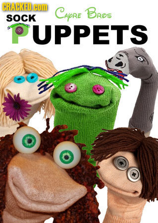 CRACKED. COM CapRe BROS SOCK PUPPETS