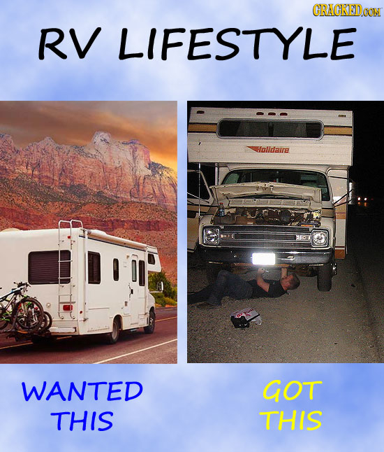 CRACKED0o RV LIFESTYLE aire WANTED GOT THIS THIS 