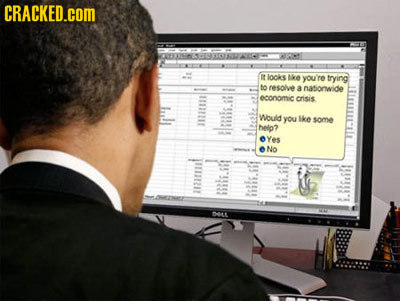 CRACKED. It iocksve you're trying to resolve a nasionwide economic cnisis Woulid you lke some help? Yes No at .Biill >