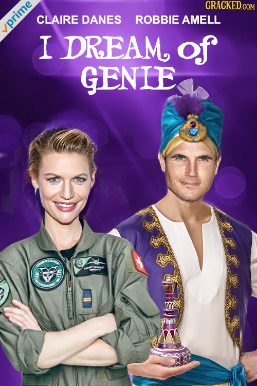 CLAIRE DANES ROBBIE AMELL orime I DREAM of GENIE m