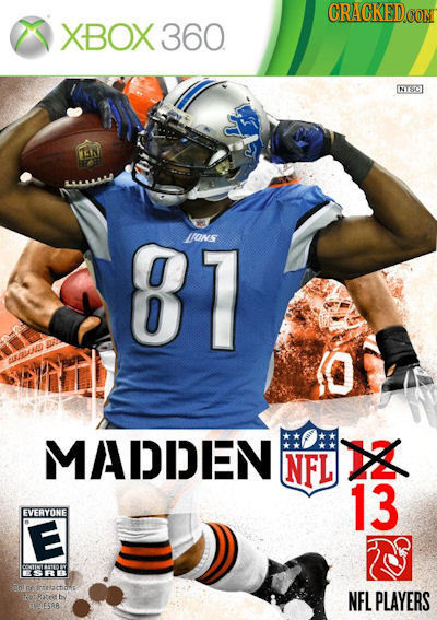 CRACKEDC XBOX 360 NESCI TN ALRLSM 81 aNS MADDEN NFL 13 EVERYONE E Irecto PAteih NFL PLAYERS TESAR