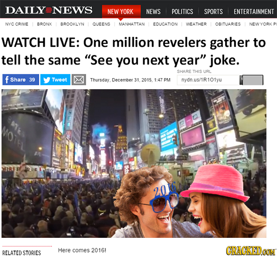 DAILY NEWS NEW YORK NEWS POLITICS SPORTS ENTERTAINMENT NYC CRIME BRONX BROOKLYN QUEENS MANHATTAN EDUCATION WEATHER OBITUARIES NEWYORK WATCH LIVE: One