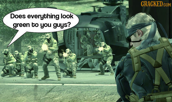 Does everything look green to you guys?