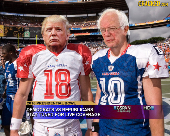 CRACKED COMT 18 +ALL-STAR* 10 LSRr 2016 SPRESIDENTIAL BOWL DEMOCRATS VS REPUBLICANS CSPAN HD c-span.org STAY TUNED FOR LIVE COVERAGE