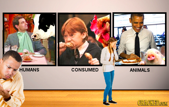 HUMANS CONSUMED ANIMALS
