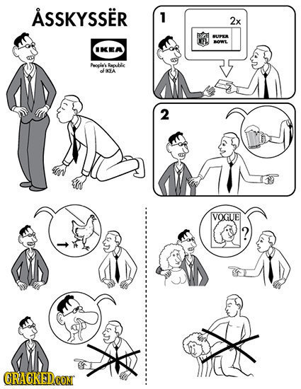 ASSKYSSER 1 2x BUPER NFL ow KEA Pecole' Raoublic J IKEA 2 VOGUE GRAGKEDCONST