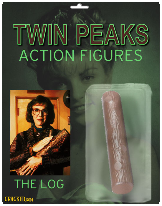 TWIN PEAKS ACTION FIGURES THE LOG CRACKED.COM