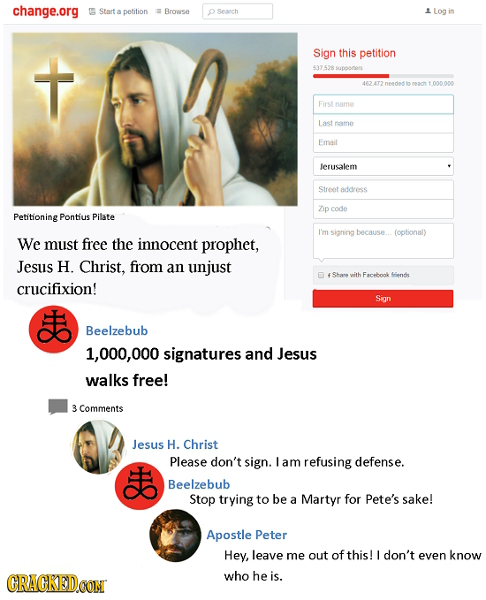 change.org Start petition E Browse Soanch Log in t Sign this petition 4317 528 up0000 n maach 000000 First ame Last rrimo Email lerusalem Street addre