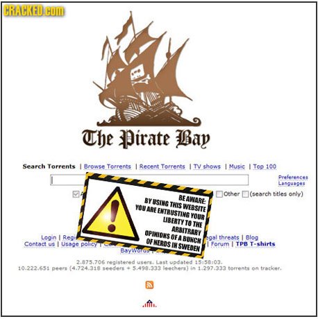 CRACKED COM The Pirate Bay Search Torrents 1 Browse Torrents 1 Recent Torrents 1 TV shows Music ITop 100 Preferences Languages other (search only) SY 