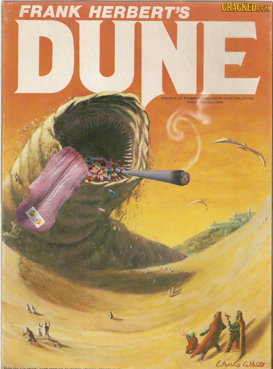 DUNE FRANK HERBERT'S CRACKED CON avuCe H TESEIEAATY LEEOO ITG CPACC Pow- TURLE Ge Chro Whit