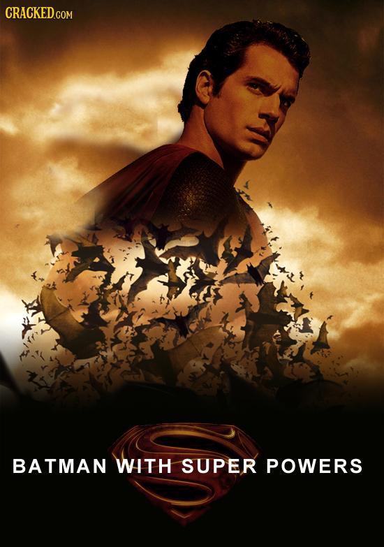 CRACKED BATMAN WITH SUPER POWERS