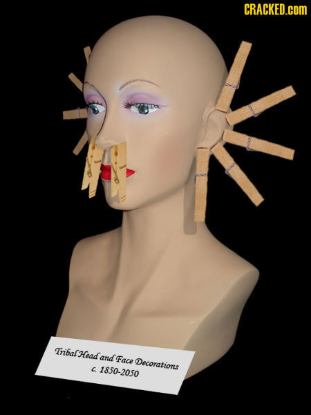 CRACKED.cOM TnibalHead and Face Decorations C 1850-2050
