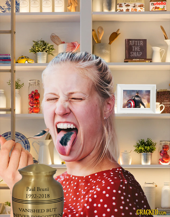 CooNry nutellla AFTER THE USTEIS SNAP n:s Paul Bruni 1992-2018 VANISHED BUT CRACKED COM NEVID