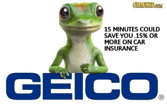 CRACREDCON 15 MINUTES COULD SAVE YOU.15% OR MORE ON CAR INSURANCE o T1 R