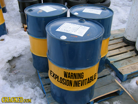 EXPLOSION WARNING INEVITABLE CRACKEDCO CON