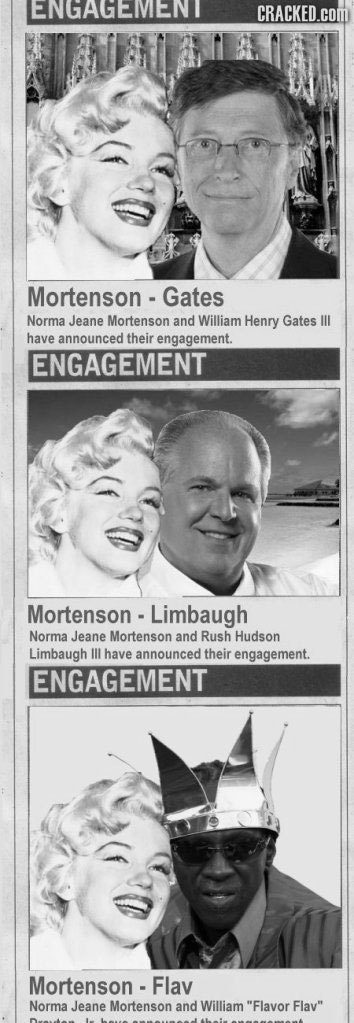 ENGAGEMMENT CRACKED.CO Mortenson Gates Norma Jeane Mortenson and William Henry Gates HIL have announced their engagement. ENGAGEMENT Mortenson . Limba