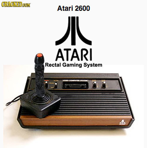 GRACKEDCON Atari 2600 JN ATARI Rectal Gaming System