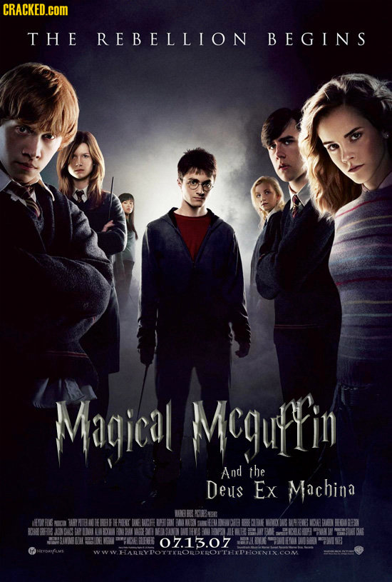 CRACKED.cOM THE REBELLION BEGINS Magical Meguffin And the Deus Ex Macbina 07.13.07 WWWHARYPOTHOROORTHEPHOINIXCOM