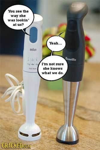 You see the way she was lookin' at us? Yeah... BRRuO Brevils I'm not sure 0 Wo she knows what we do. CRACKED