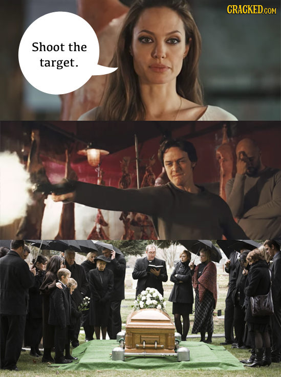 CRACKED.COM Shoot the target.